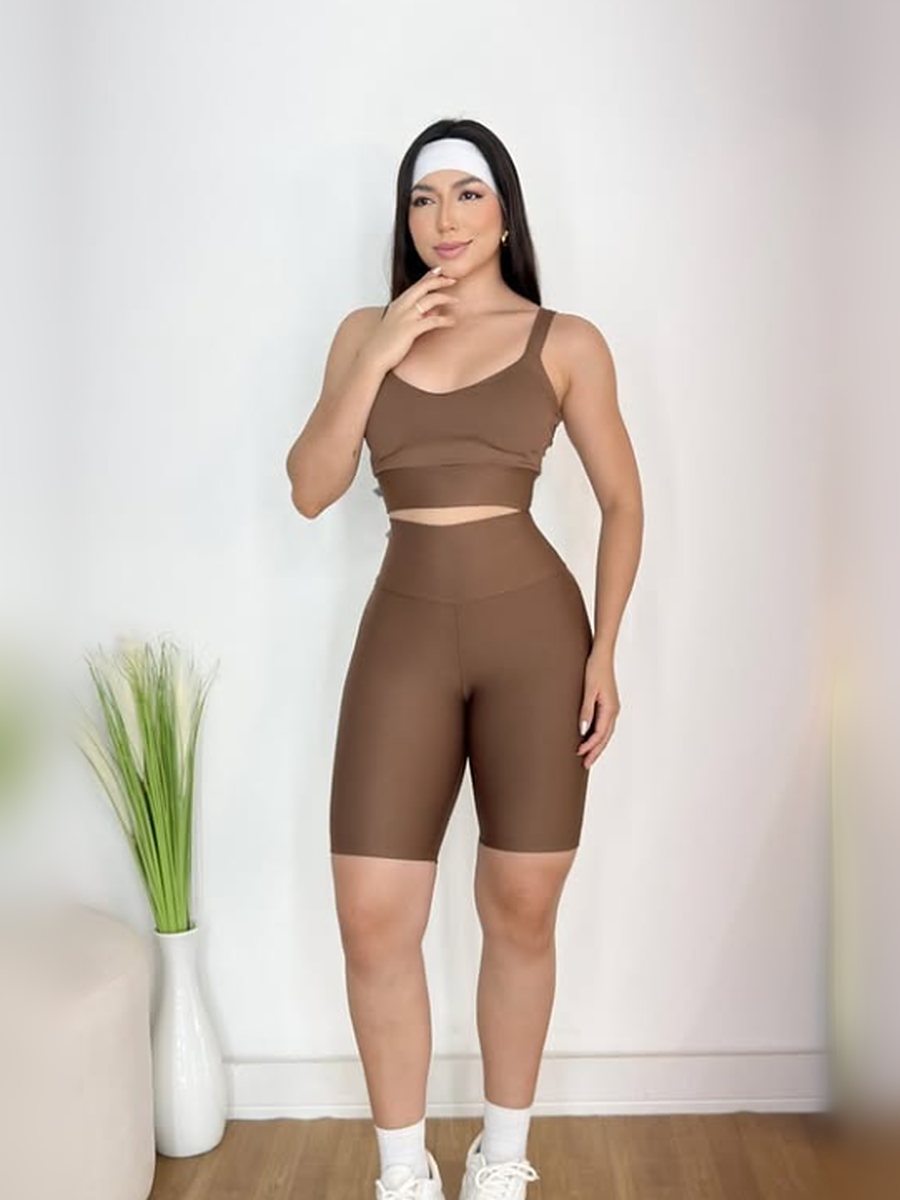 Conjunto Biker chocolate